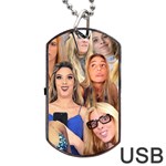 Lele Pons - funny faces Dog Tag USB Flash (Two Sides) Back