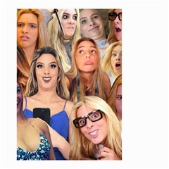 Lele Pons - Funny Faces Small Garden Flag (two Sides) by Valentinaart