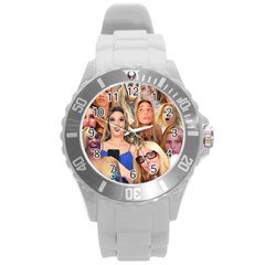 Lele Pons - Funny Faces Round Plastic Sport Watch (l) by Valentinaart