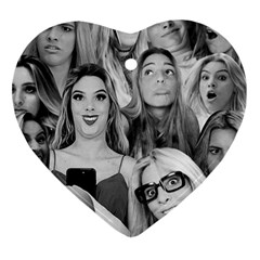 Lele Pons - funny faces Ornament (Heart)