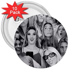 Lele Pons - Funny Faces 3  Buttons (10 Pack)  by Valentinaart