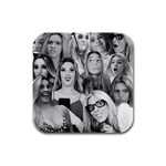 Lele Pons - funny faces Rubber Square Coaster (4 pack)  Front