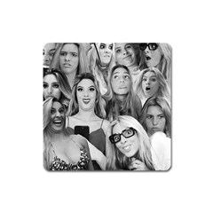 Lele Pons - funny faces Square Magnet