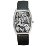 Lele Pons - funny faces Barrel Style Metal Watch Front