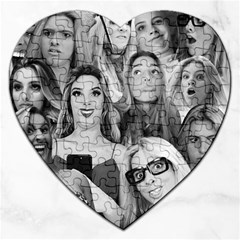 Lele Pons - Funny Faces Jigsaw Puzzle (heart) by Valentinaart