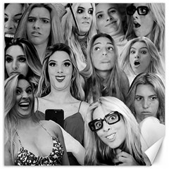 Lele Pons - funny faces Canvas 12  x 12 