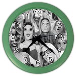 Lele Pons - funny faces Color Wall Clock Front