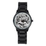 Lele Pons - funny faces Stainless Steel Round Watch Front