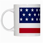 American flag White Mugs Left