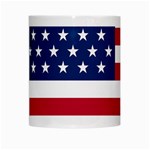 American flag White Mugs Center