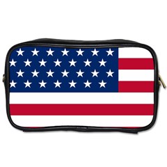 American Flag Toiletries Bag (two Sides) by Valentinaart