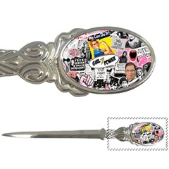 Feminism Collage  Letter Opener by Valentinaart