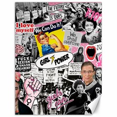 Feminism Collage  Canvas 12  X 16  by Valentinaart