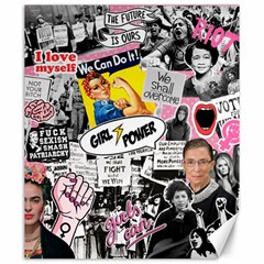 Feminism Collage  Canvas 20  X 24  by Valentinaart