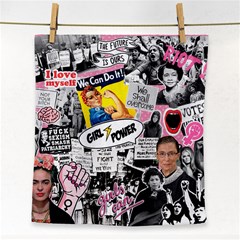 Feminism Collage  Face Towel by Valentinaart