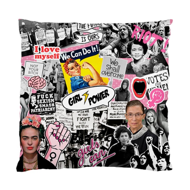 Feminism collage  Standard Cushion Case (One Side)