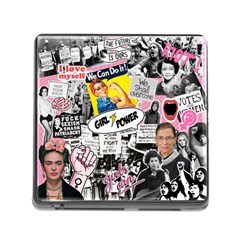 Feminism Collage  Memory Card Reader (square 5 Slot) by Valentinaart