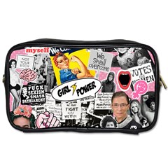 Feminism Collage  Toiletries Bag (one Side) by Valentinaart