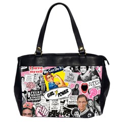 Feminism Collage  Oversize Office Handbag (2 Sides) by Valentinaart