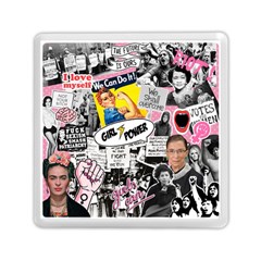 Feminism Collage  Memory Card Reader (square) by Valentinaart