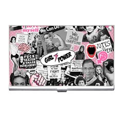 Feminism Collage  Business Card Holder by Valentinaart