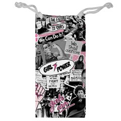 Feminism Collage  Jewelry Bag by Valentinaart