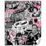 Feminism collage  Canvas 16  x 20  15.75 x19.29  Canvas - 1