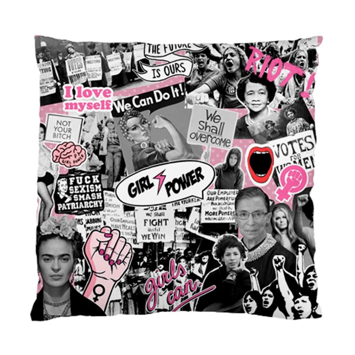 Feminism collage  Standard Cushion Case (One Side)