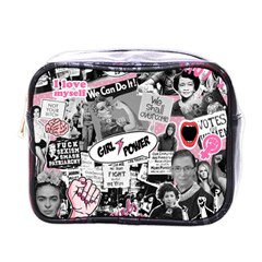 Feminism Collage  Mini Toiletries Bag (one Side) by Valentinaart