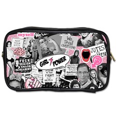 Feminism Collage  Toiletries Bag (one Side) by Valentinaart