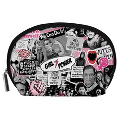 Feminism Collage  Accessory Pouch (large) by Valentinaart