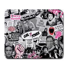 Feminism Collage  Large Mousepads