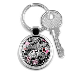 Feminism collage  Key Chains (Round) 