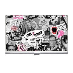 Feminism collage  Business Card Holder