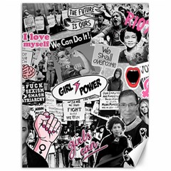 Feminism Collage  Canvas 12  X 16  by Valentinaart