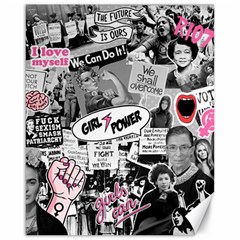 Feminism Collage  Canvas 16  X 20  by Valentinaart