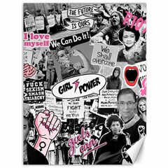 Feminism Collage  Canvas 36  X 48  by Valentinaart