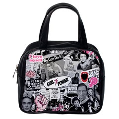 Feminism collage  Classic Handbag (One Side)