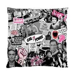 Feminism Collage  Standard Cushion Case (one Side) by Valentinaart