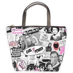 Feminism collage  Bucket Bag