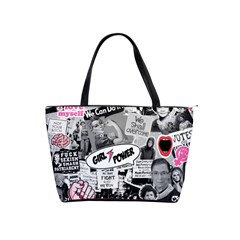 Feminism collage  Classic Shoulder Handbag