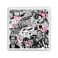 Feminism Collage  Memory Card Reader (square) by Valentinaart