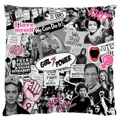 Feminism collage  Large Cushion Case (One Side)