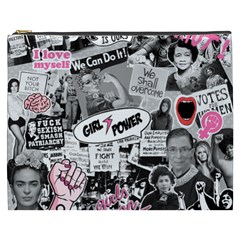 Feminism Collage  Cosmetic Bag (xxxl) by Valentinaart