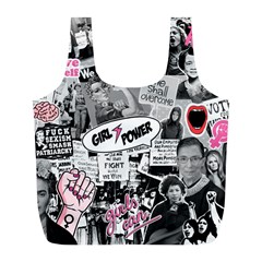 Feminism collage  Full Print Recycle Bag (L)