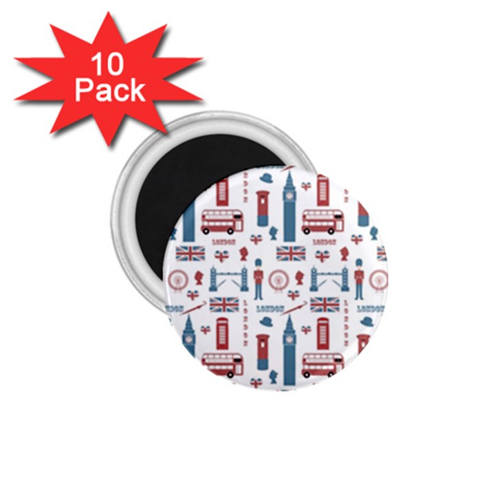 London Love 1.75  Magnets (10 pack) 