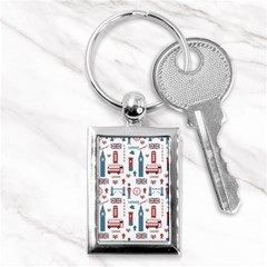 London Love Key Chains (rectangle)  by lucia