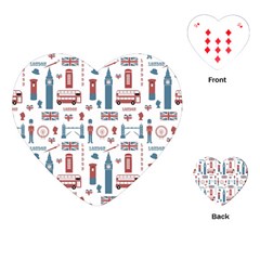 London Love Playing Cards (heart) by lucia