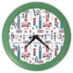 London Love Color Wall Clock by lucia