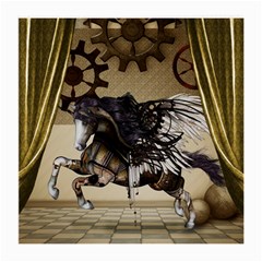 Awesome Steampunk Unicorn With Wings Medium Glasses Cloth